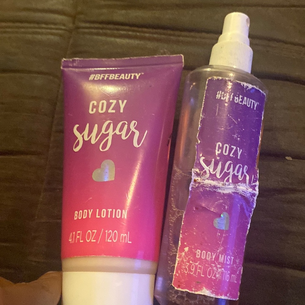 Used lotion and perfume